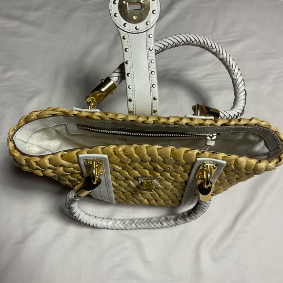 Michael Kors Woven Straw Bag Tantorini. Used once - Picture 5 of 10